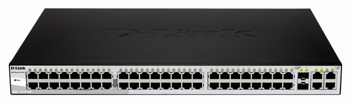 48-Port Gigabit Smart Switch D-LINK DGS-1210-52